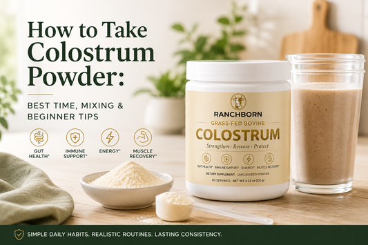How to Take Colostrum Powder: Best Time, Mixing & Beginner Tips