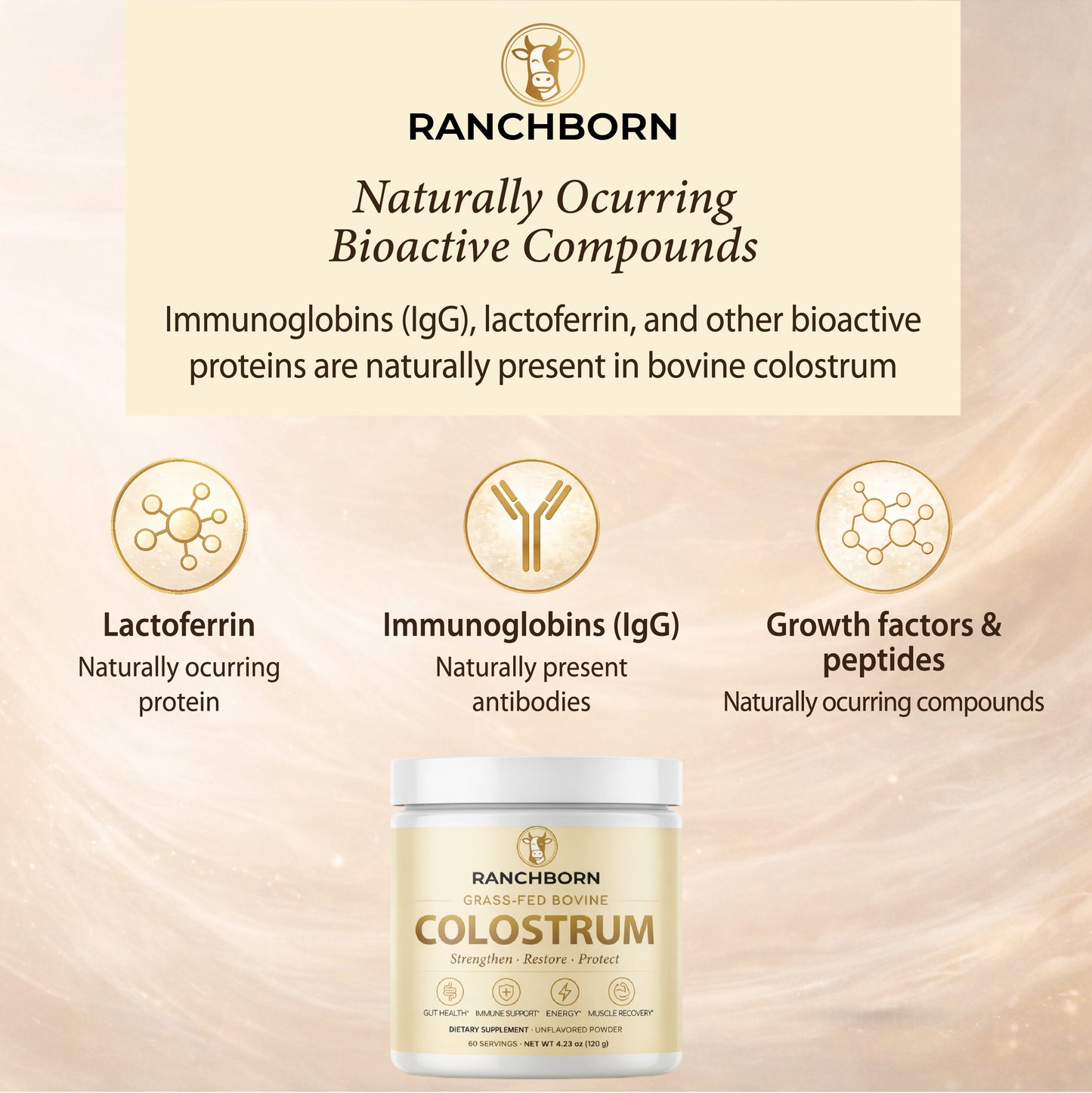 Ranchborn Grass-Fed Colostrum Powder