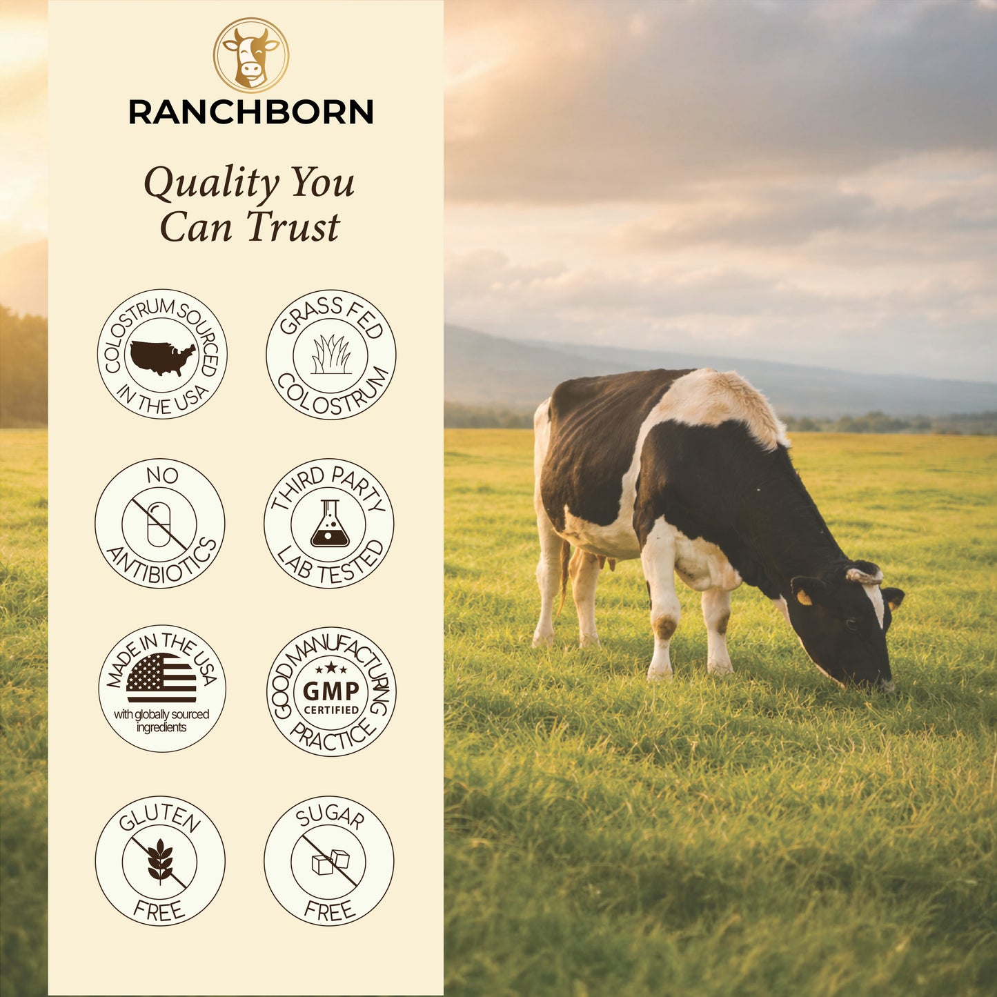 Ranchborn Grass-Fed Colostrum Powder
