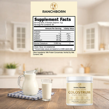 Ranchborn Grass-Fed Colostrum Powder
